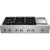 KitchenAid 48" Gas Cooktop (KCGC558JSS) - Stainless Steel